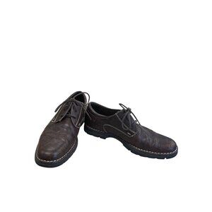 Cole Haan Mens Brown Leather Lace-Up Oxford Dress Shoes Size 9M SKU 8398